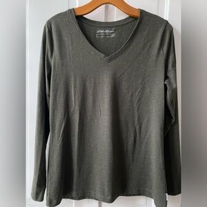 Eddie Bauer long sleeve cotton long sleeve t-shirt